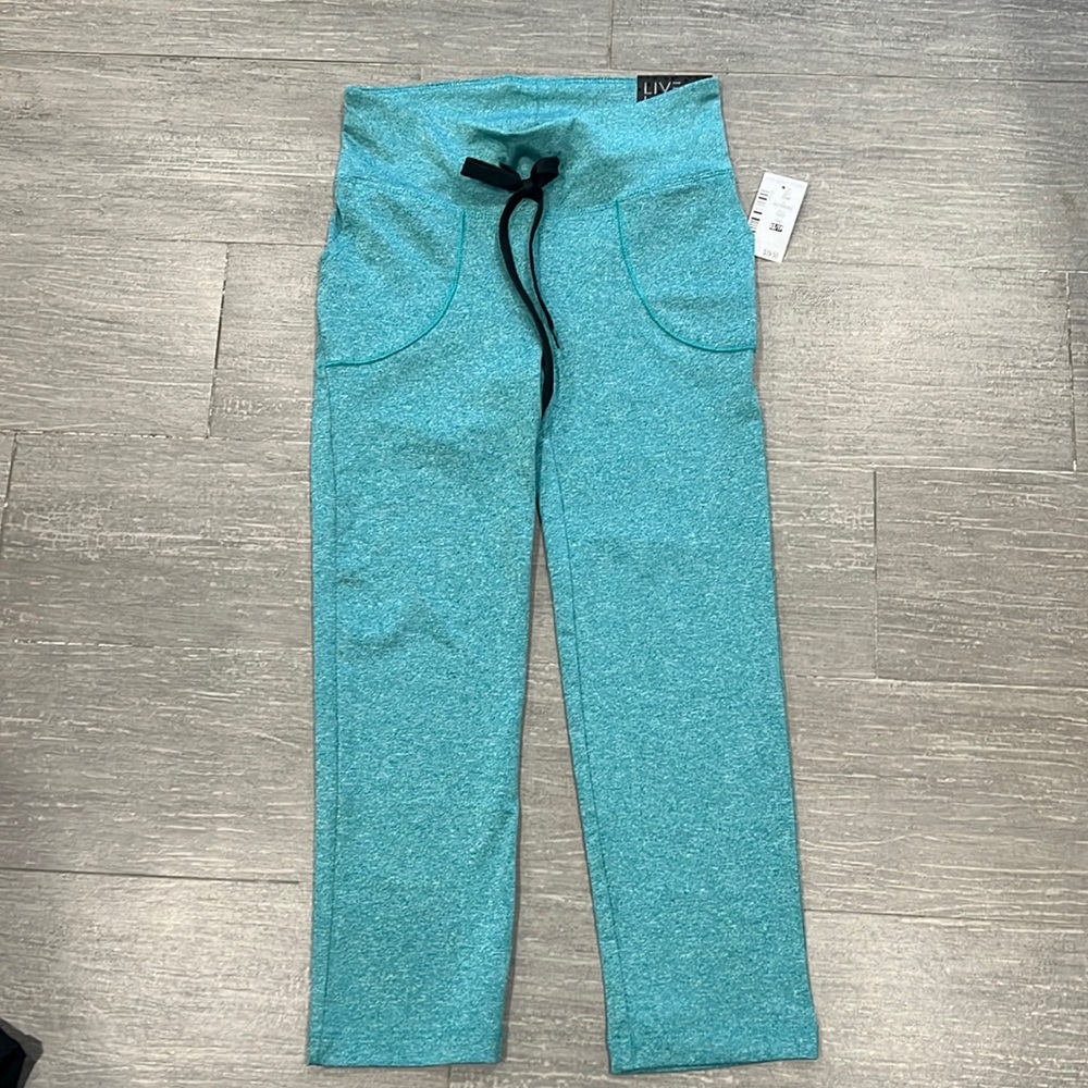 Turquoise Jogger Leggings